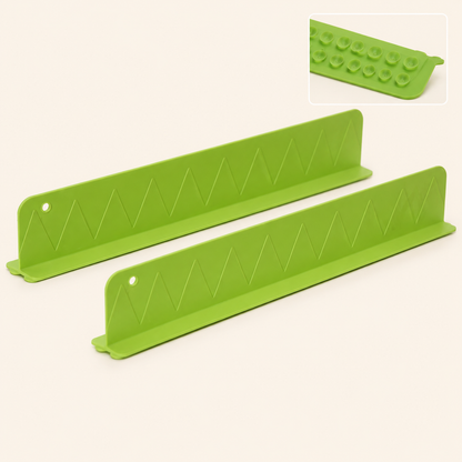 Two silicone sink splash guards included in the set