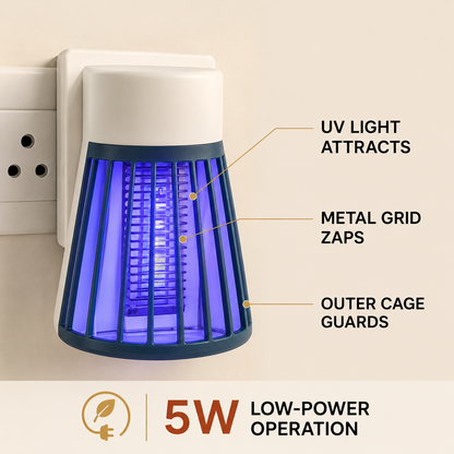 UV light and protected metal grid features
